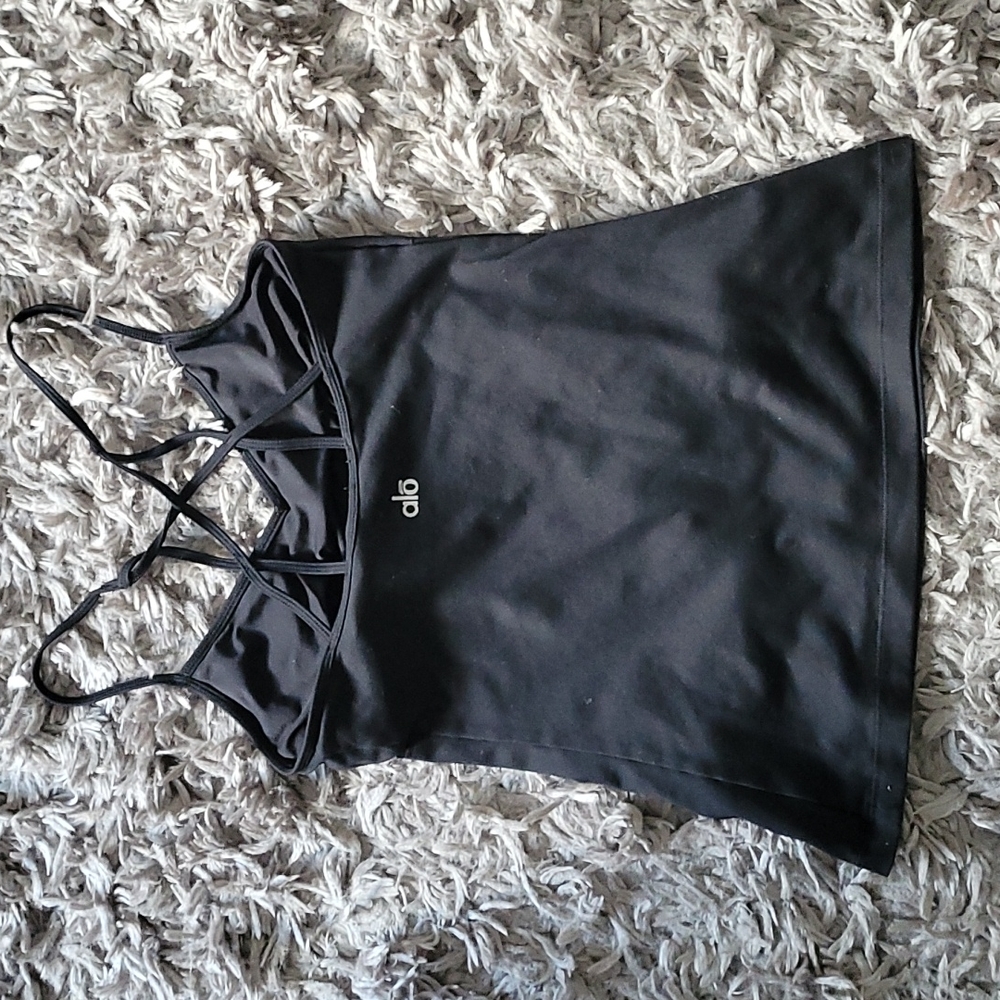 ALO Strappy Tank with Shelf Bra